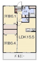 ジュネスⅡ・の物件間取画像